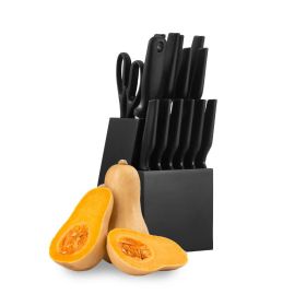 Kitchen Cutlery Set with Knife Block for Home Cooking