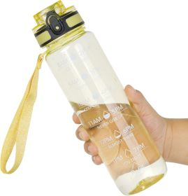 Water Bottle, 32oz Motivational Sports Water Bottle with Time Marker - Times to Drink - Tritan, BPA Free, Wide Mouth Leakproof